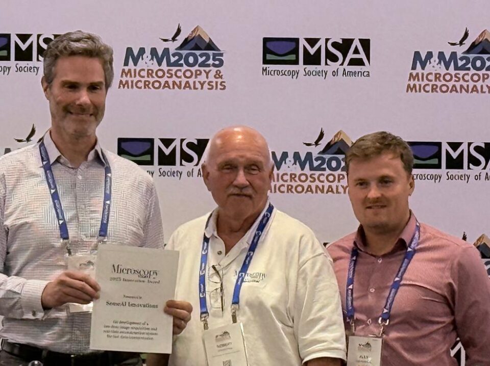 senseai receive microscopy today innovation award 2025